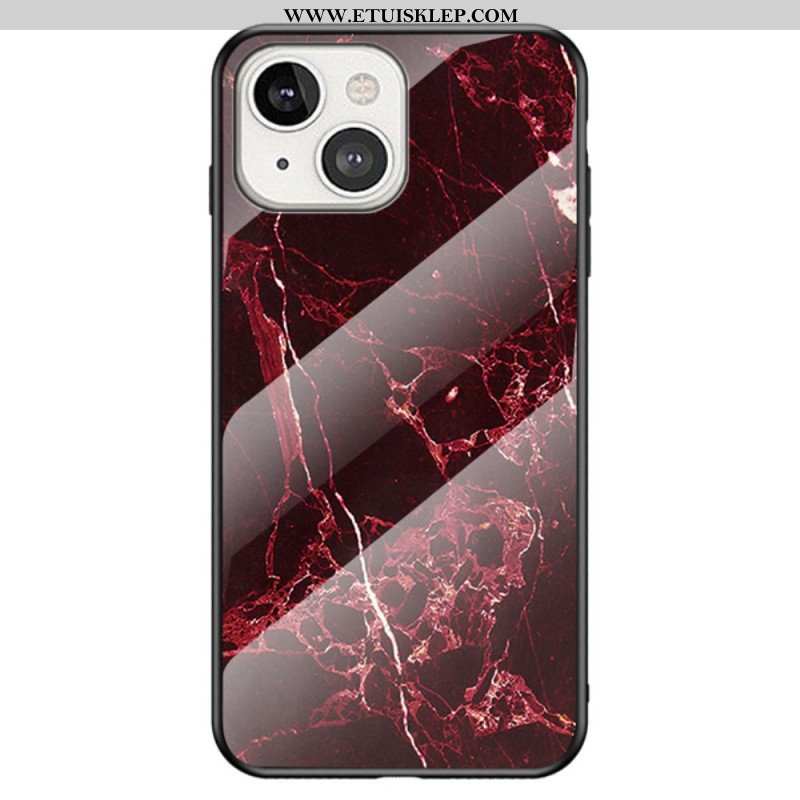 Etui do iPhone 14 Marmurowe Szkło Hartowane